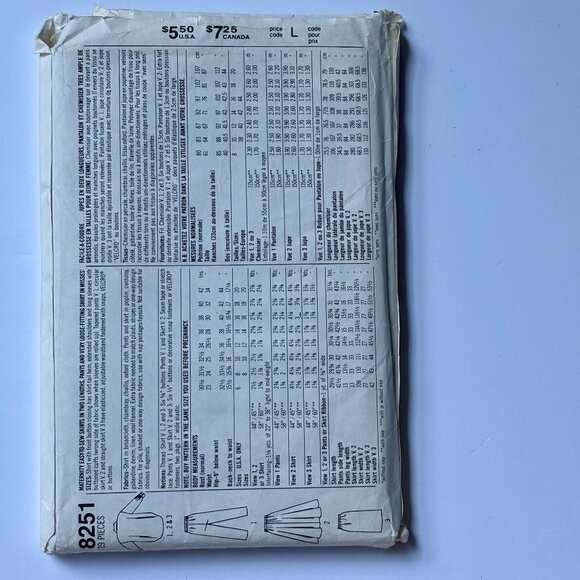 Simplicity Pattern 8251 Great Expectations top and skirt options - Picture 2 of 2